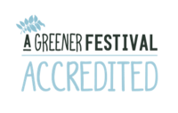 logo for A Greener Festival Accredited