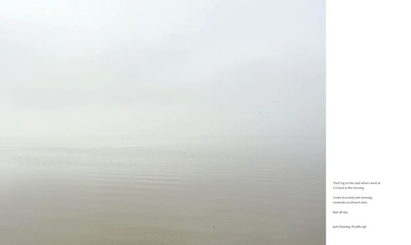 Thick fog on the sand on a cool early morning © Tessa Bunney