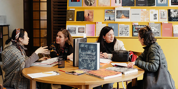 MA Photography students create Women and the Photobook pop-up library