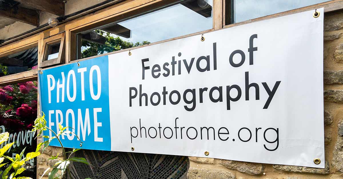 Photo Frome: Festival of Photography sign