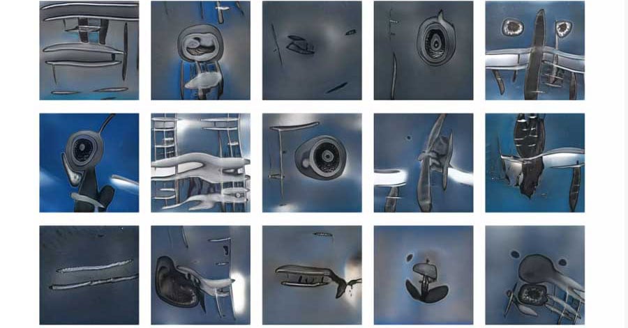 A.I generated images of CCTV and surveillance cameras